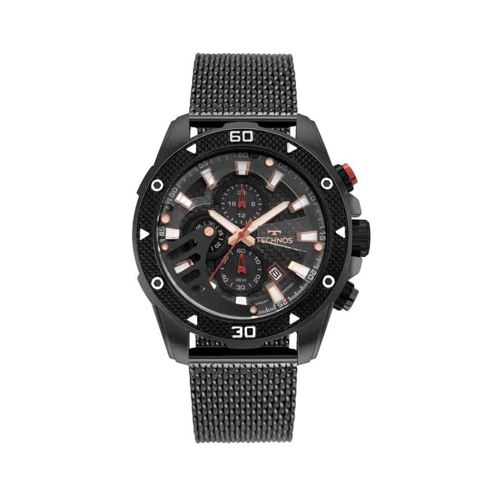 Relógio Technos Ts Carbon Grafite Masculino JS15FS/1F Preto 1