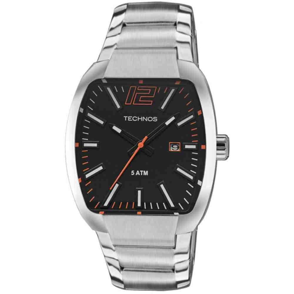 Relógio Technos Racer Prata Masculino 2115KLH/1P Prata 1