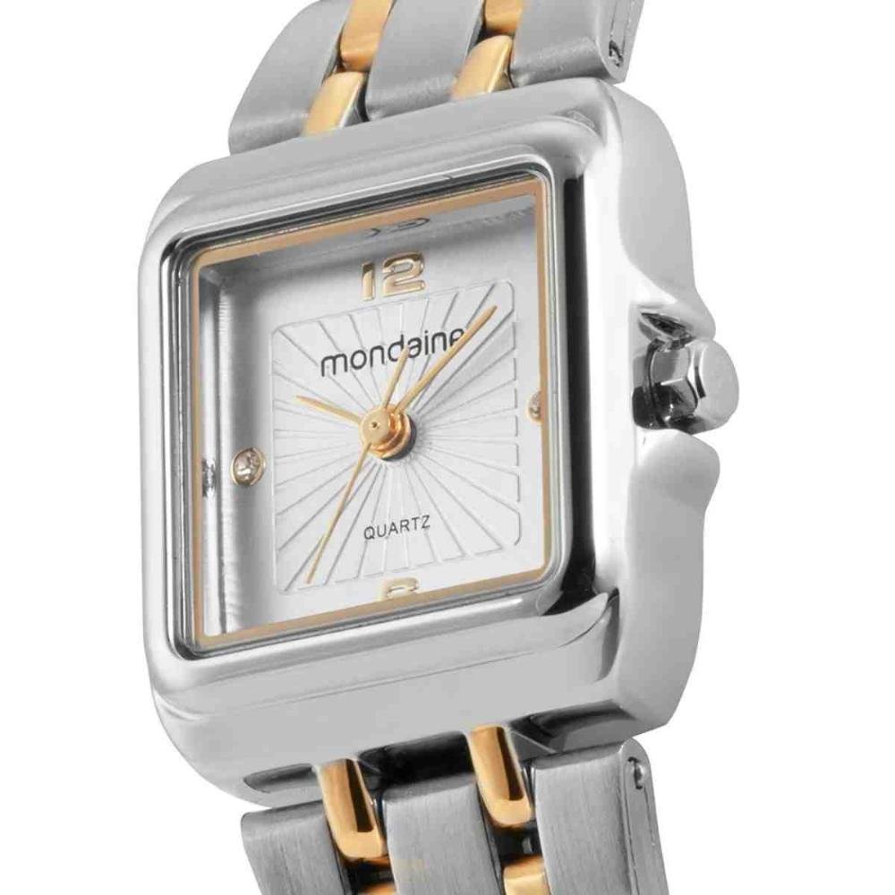 Relógio Mondaine Bicolor Feminino 32933LPMVBE2 Prata 2