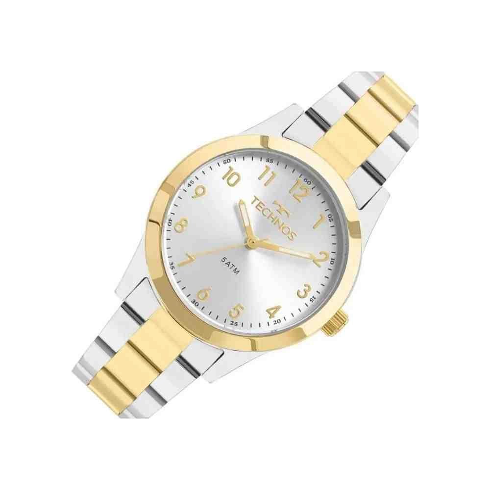 Relógio Technos Boutique Prata e Dourado Feminino 2035mkk/5k Dourado/Prata 4