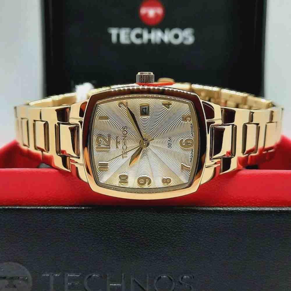 Relógio Technos Boutique Dourado Feminino 2015CAF/4K Dourado 4