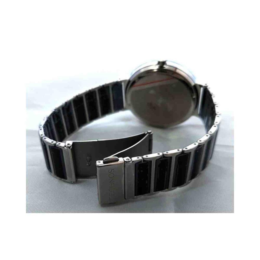 Relógio Technos CeramicSaphire PretoPrata Feminino 2015BX/1P Preto 5