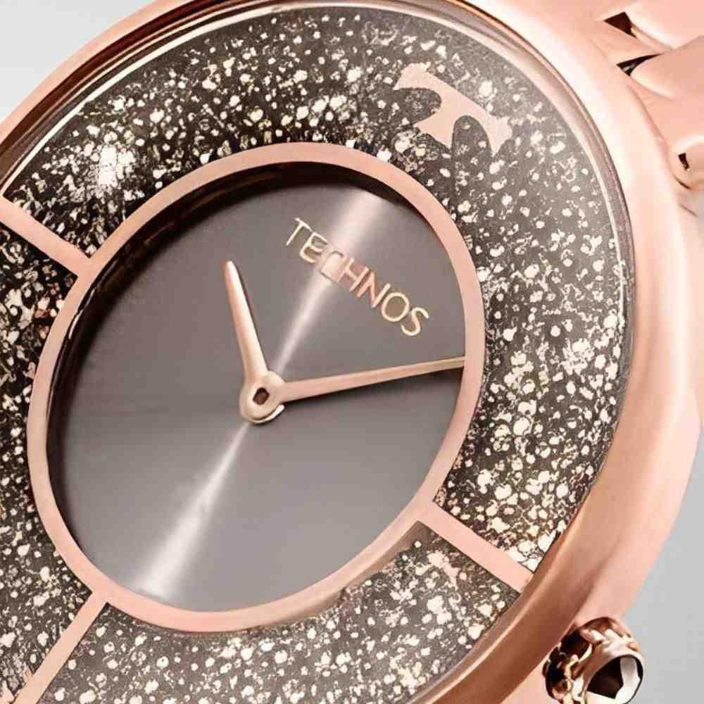 Relógio Technos Crystal Rosé Feminino 2025LTR/1C Dourado 4