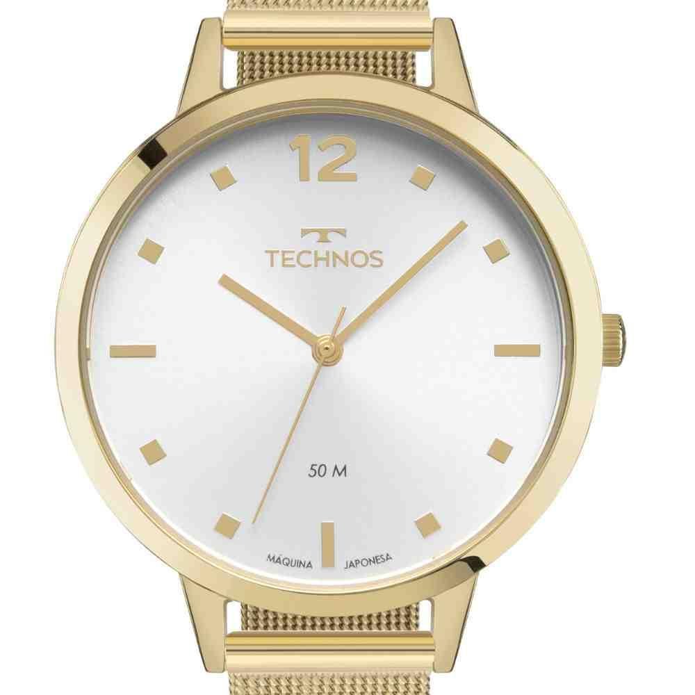 Relógio Technos Dourado Feminino 2035NBF/1K Dourado 3