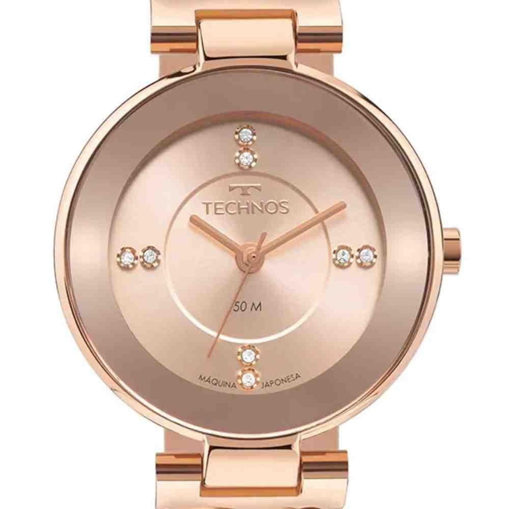 Relógio Technos Elos Rose Feminino 2036MTN/1J Rose Gold 4