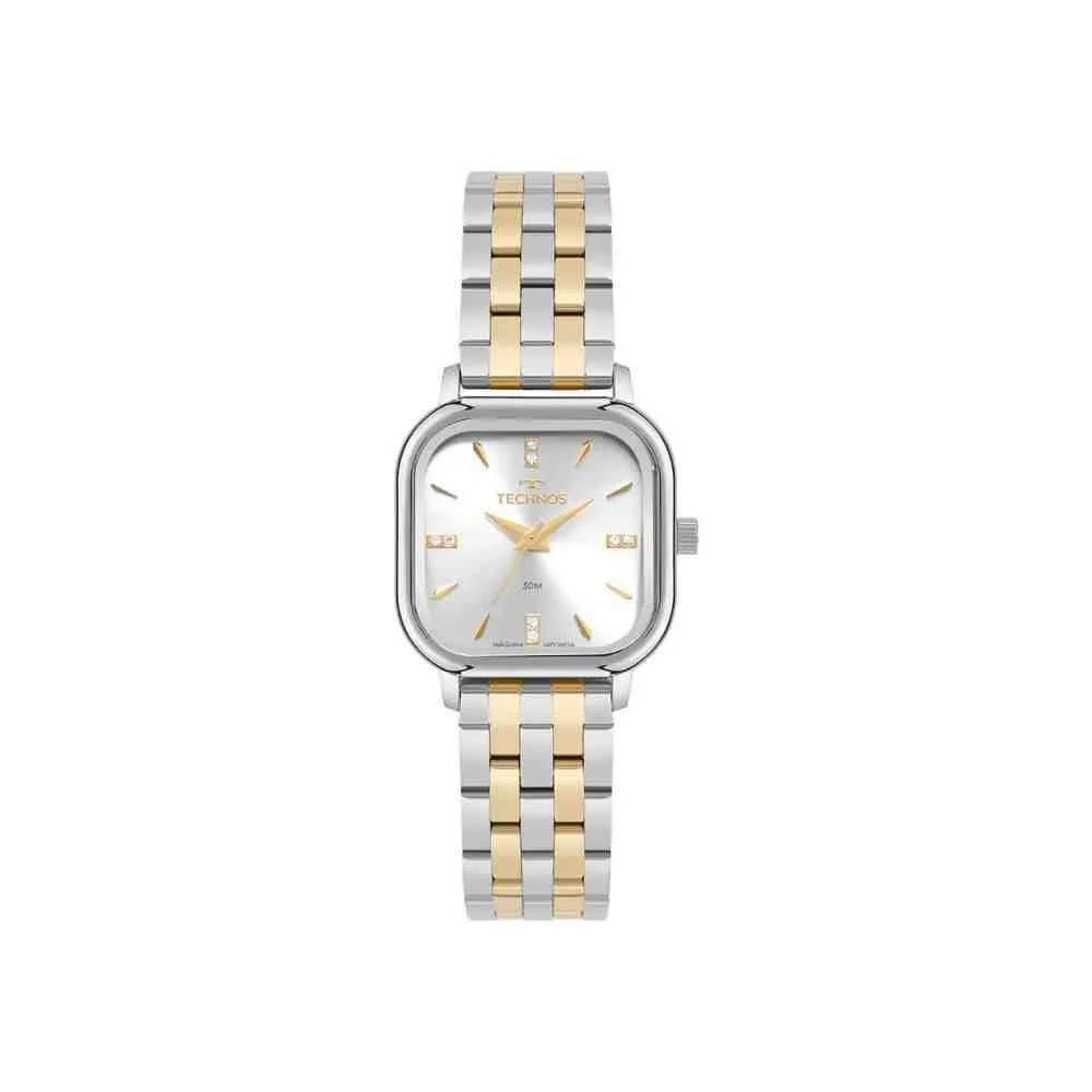Relógio Technos Mini Bicolor Feminino GL32BC/1K Prata/Dourado 1