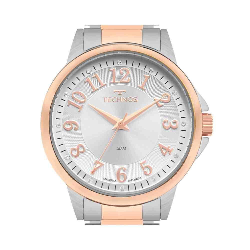 Relógio Technos Prata/Rose Feminino 2035MYY/1K Rose Gold/Prata 4