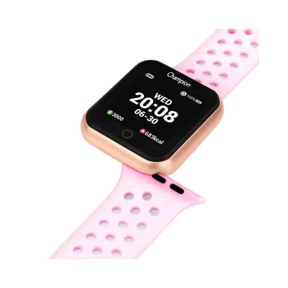 Smartwatch Champion Rosa Feminino CH50006H Preto/Rosa 3