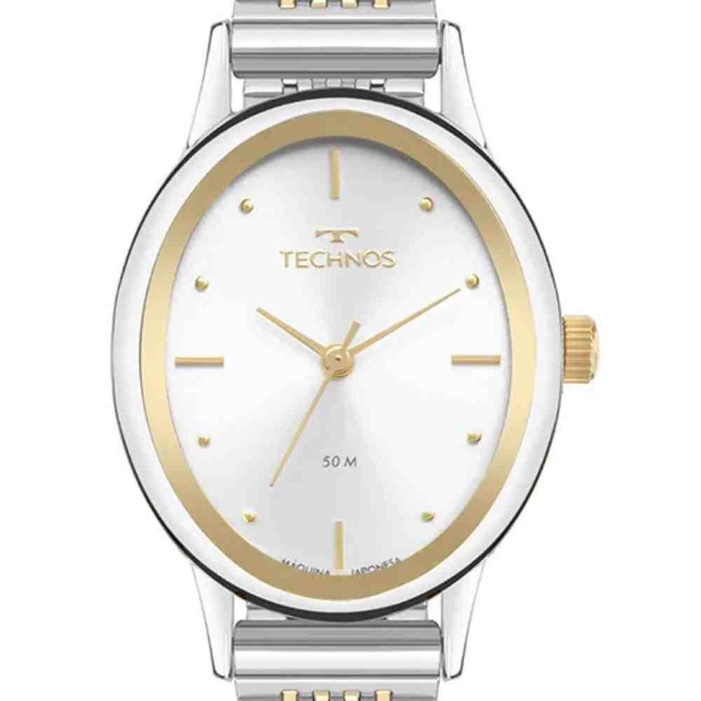 Relógio Technos Style Prata/Dourado Feminino 2035MZE/1K Prata 4