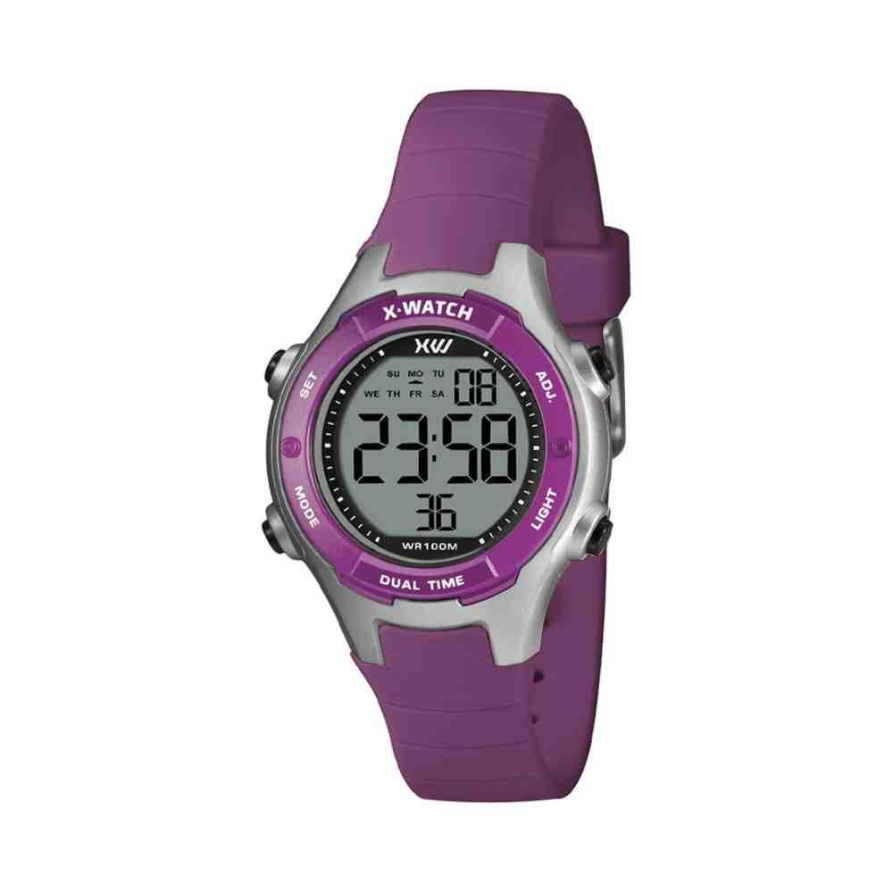 Relógio X-Watch Mini-X Roxo Feminino XLPPD057BXUX 