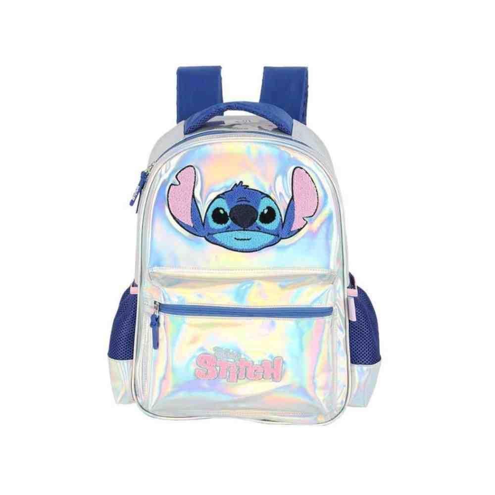 Mochila Infantil Luxcel Stitch Prata IS41681SC1500UN