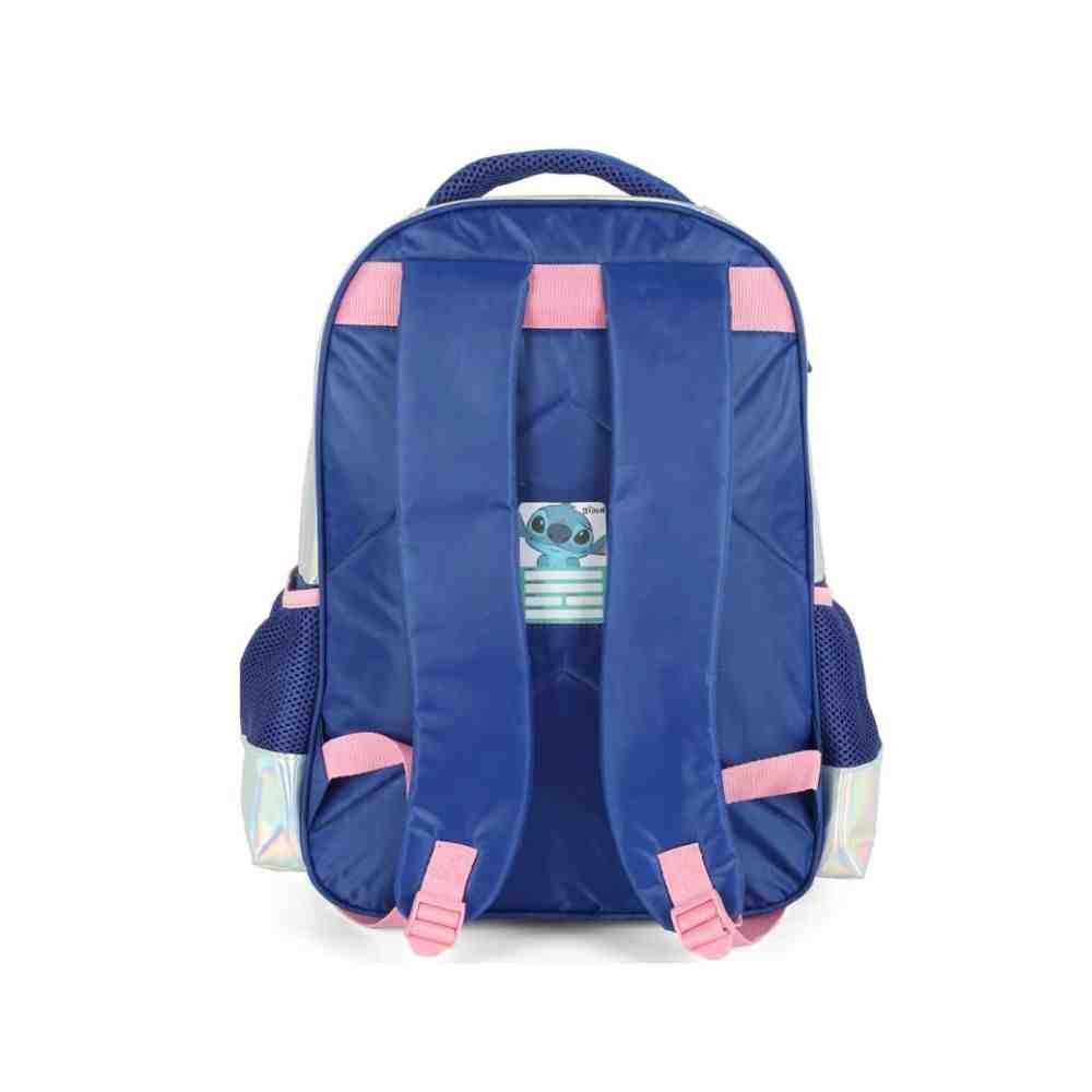Mochila Infantil Luxcel Stitch Prata IS41681SC1500UN Prata/Roxo 4