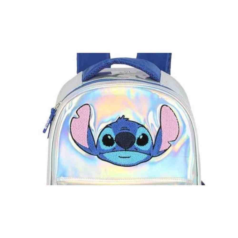 Mochila Infantil Luxcel Stitch Prata IS41681SC1500UN Prata/Roxo 5
