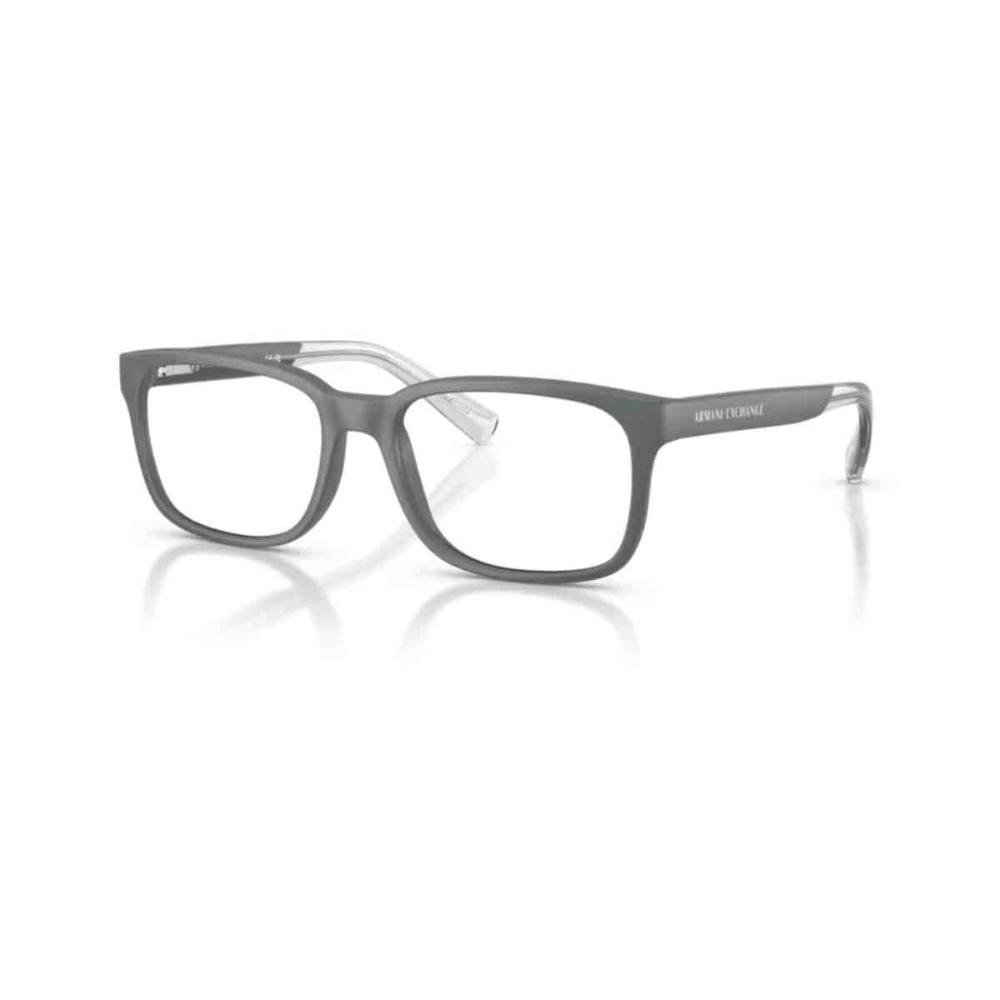 Armação de Grau Armani Exchange Quadrado Cinza 0AX3029 8296 