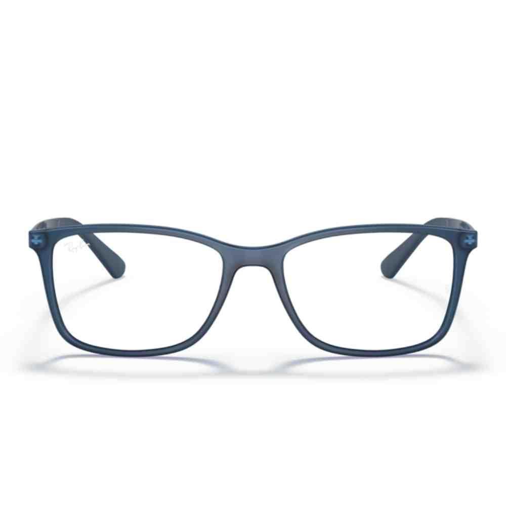 Armação de Grau Ray-Ban Retangular Azul 0RX7133L 5679  55
