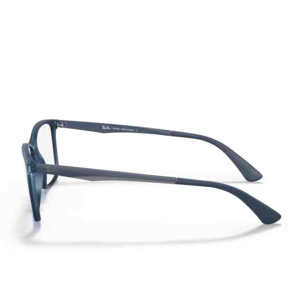 Armação de Grau Ray-Ban Retangular Azul 0RX7133L 5679 55 Azul 3