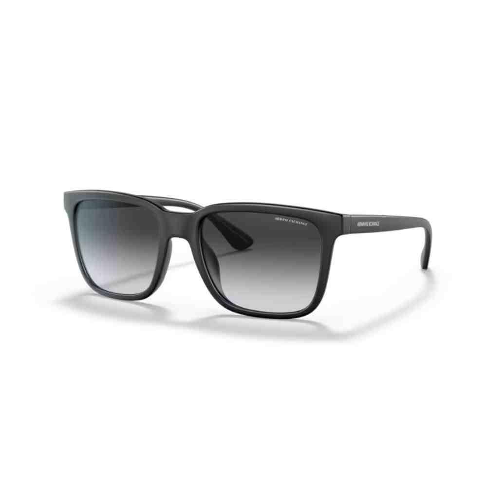 Óculos de Sol Armani Exchange Preto Fosco 0AX4112SU 80788G55 Preto 2