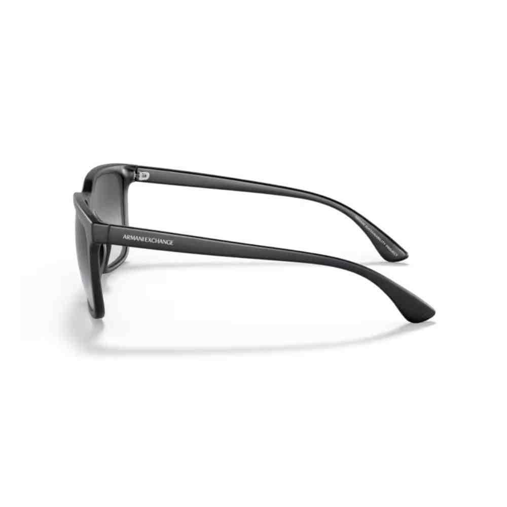 Óculos de Sol Armani Exchange Preto Fosco 0AX4112SU 80788G55 Preto 3