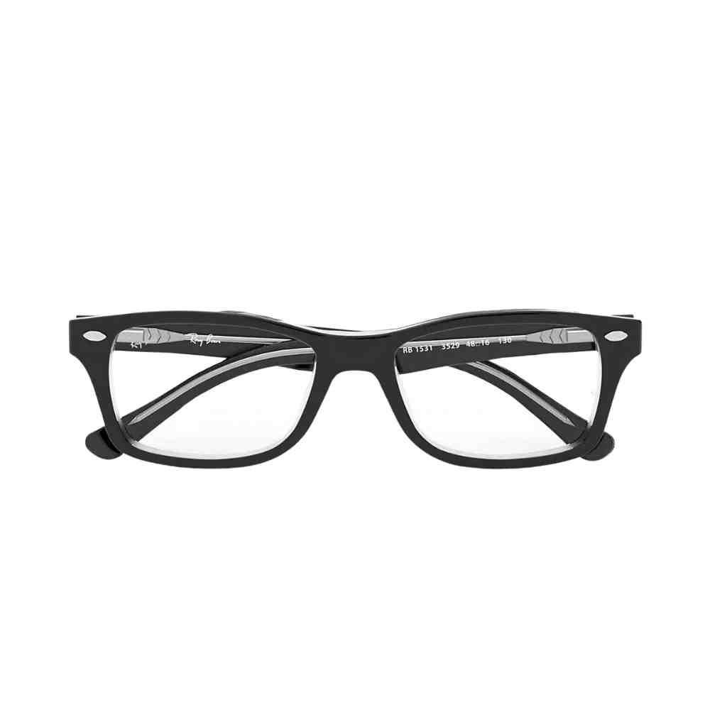 Óculos de Grau Preto Infantil Ray-Ban RY1531 3529 Preto 3