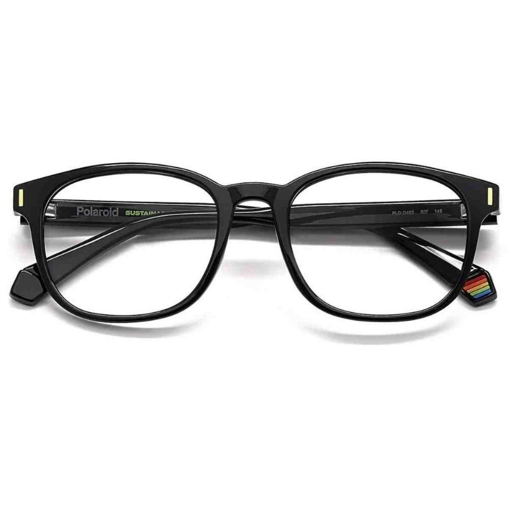 Armação de Grau Polaroid Quadrado Preto PLD D453 807 5219 R Preto 3