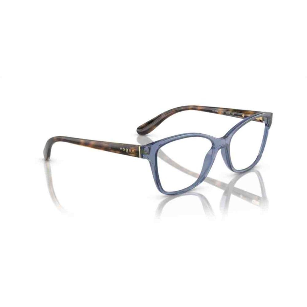 Armação de Grau Vogue Gatinho Azul Transparente 0VO2998 276 Azul 3