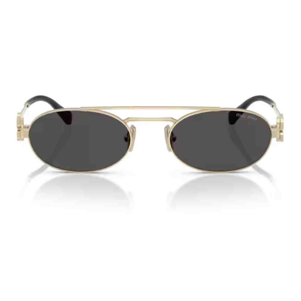 Óculos de Sol MiuMiu Dourado Feminino 0MU 54ZS ZVN08Z53