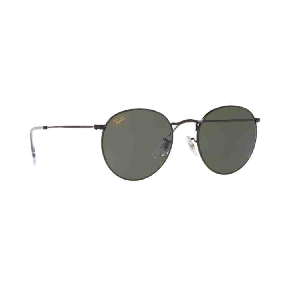 Óculos de Sol Ray-Ban Round Metal Preto 0RB3447L 91993153 Preto 6