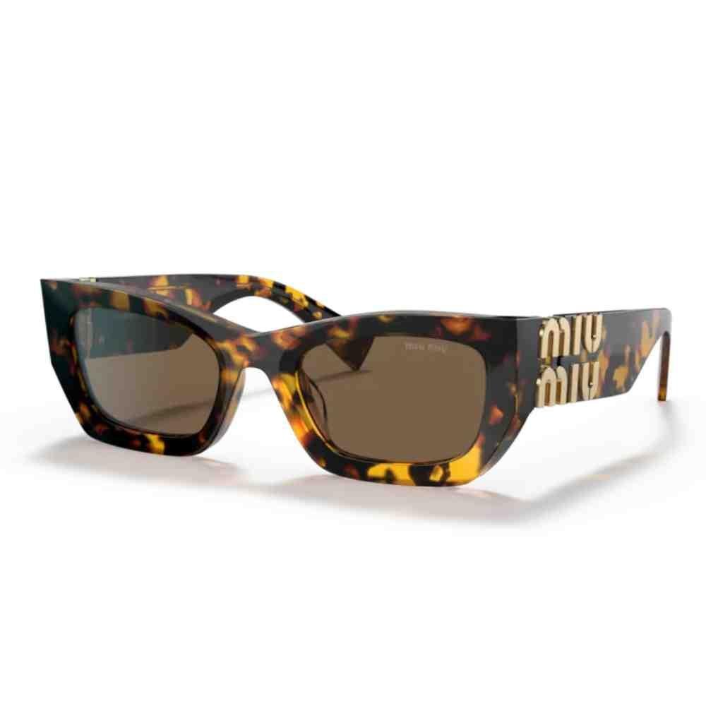Óculos de Sol Miu Miu Havana Mel 0MU 09WS VAU06B53 Marrom 2