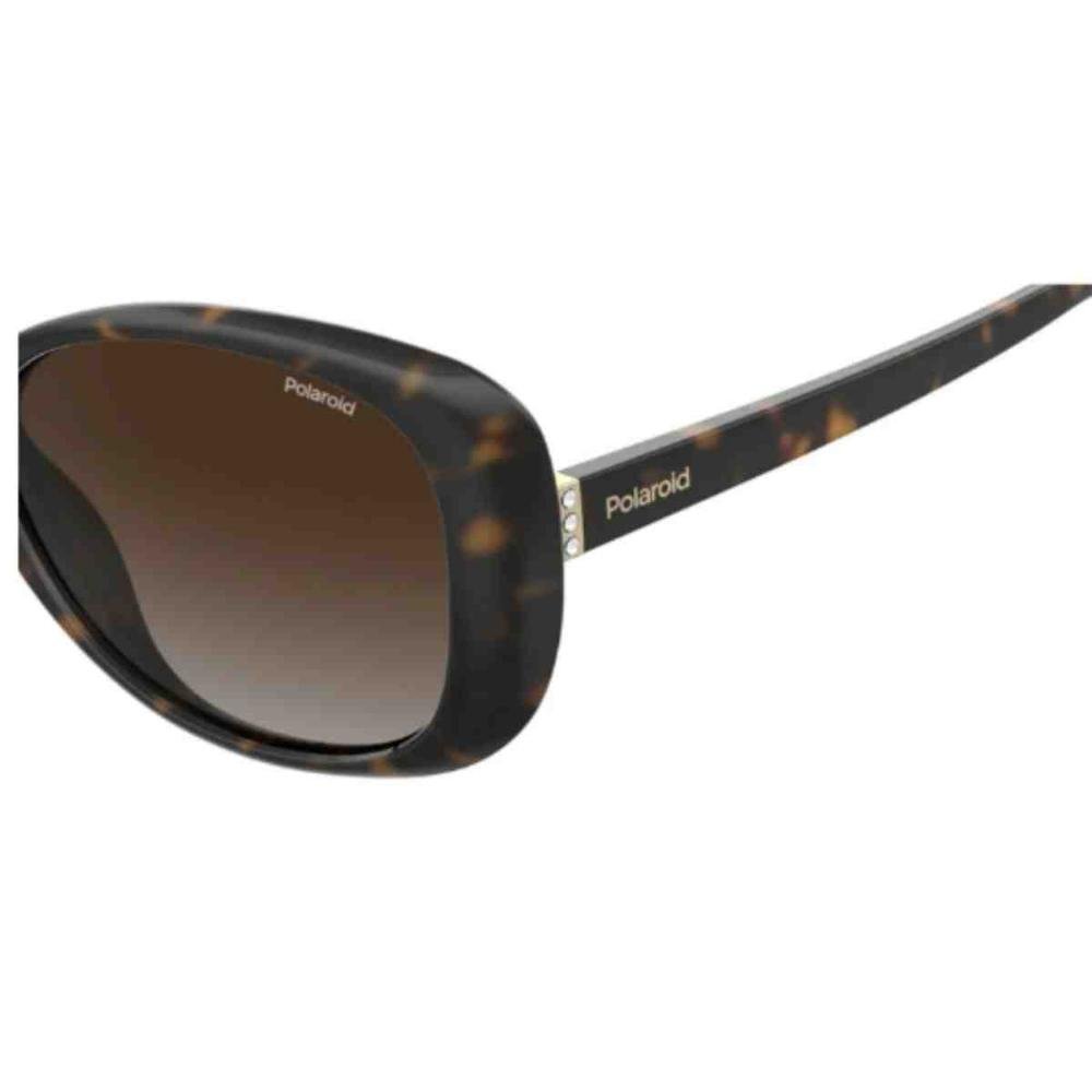 Óculos de Sol Polaroid PLD Essential Polarizado Marrom Havana 050261001 Preto/Marrom 4