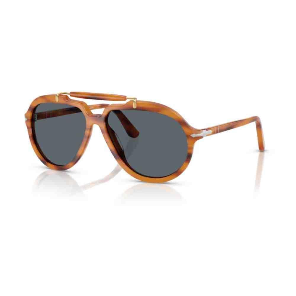 Óculos de Sol Persol Marrom Listrado Masculino 0PO0202S Marrom 2