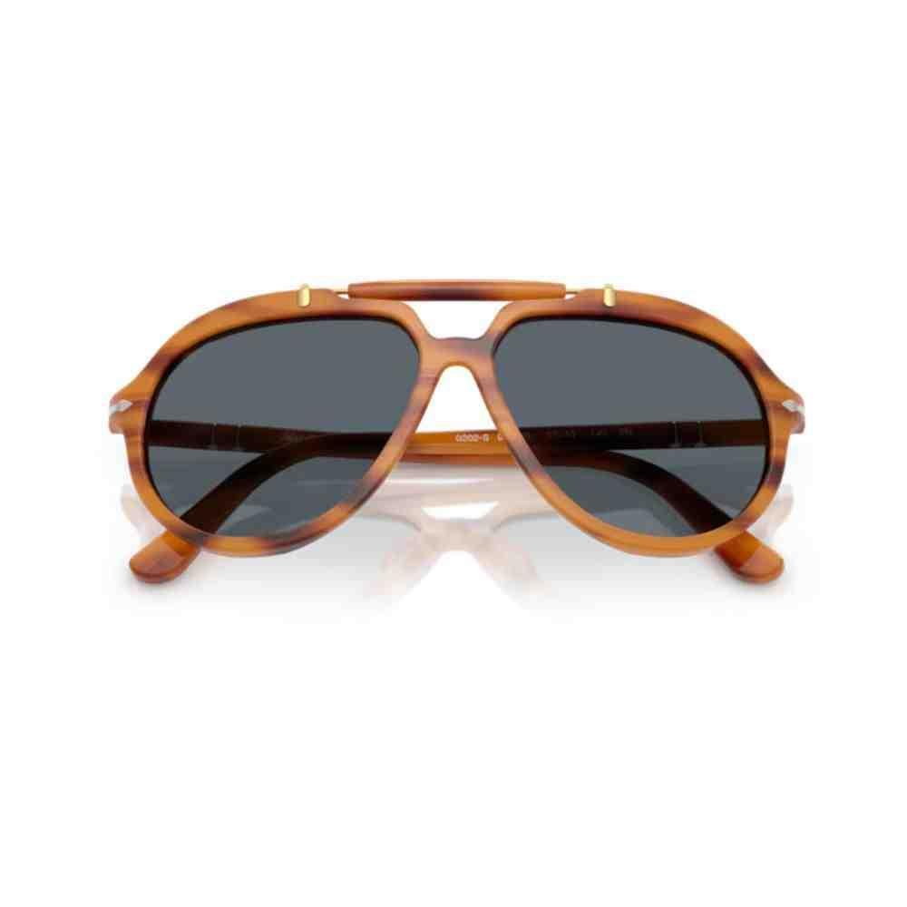 Óculos de Sol Persol Marrom Listrado Masculino 0PO0202S Marrom 5