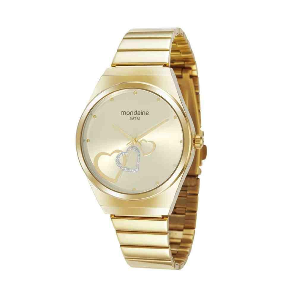Kit Relógio Dourado Mondaine 32398LPMKDE1K1 Dourado 2