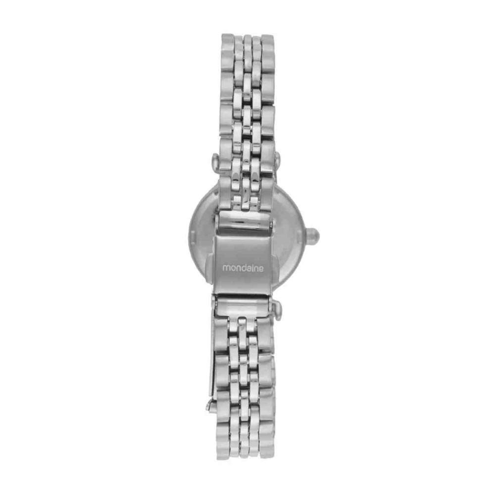 Kit Relógio + Pulseira Cristal Mondaine Prata Feminino 32866L0MKNE2K1 Prata 4