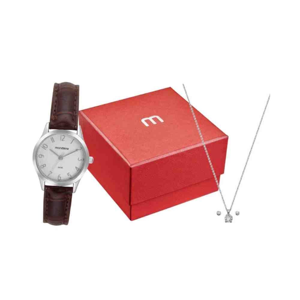 Kit Relógio+Semijoias Mondaine Prata Feminino 32794L0MKNH2K1 Prata 2