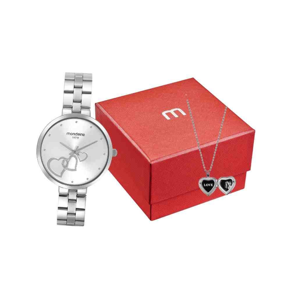 Kit Relógio Mondaine Prata Feminino 32712L0MKNE2K1 Prata 2