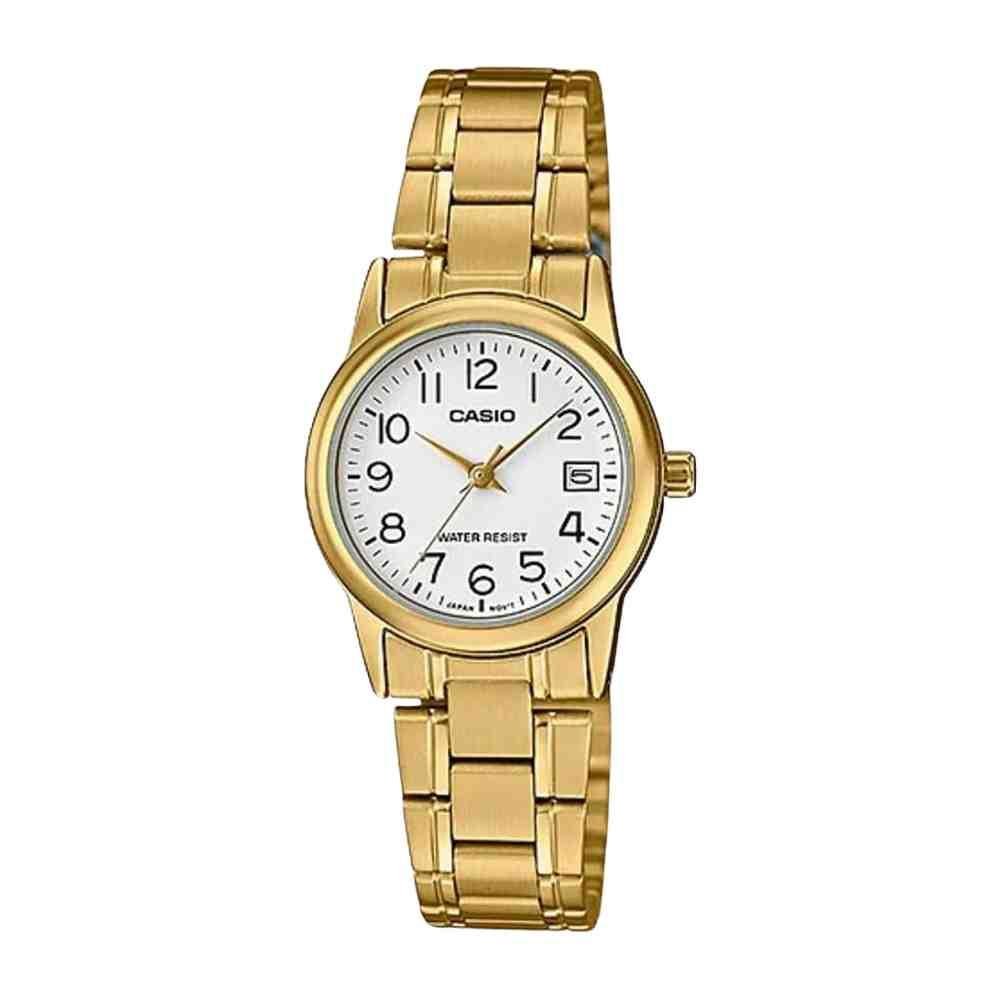 Relógio Casio Dourado Feminino LTP-V002G-7B2UDF-BR