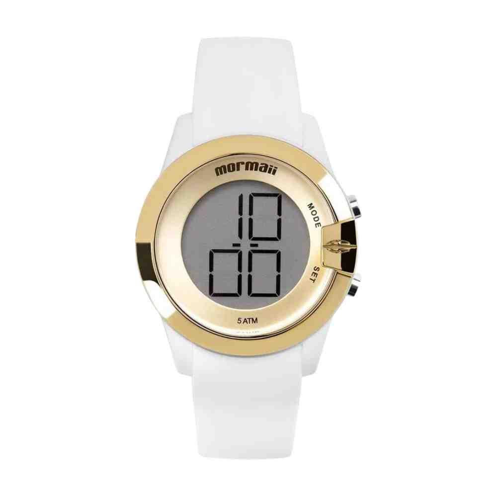Kit Relógio Mormaii Branco Feminino MO13001E/K8B   Dourado 2