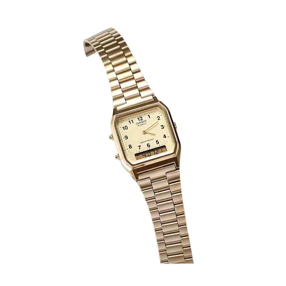Relógio Casio Vintage Dourado Feminino AQ-230GA-9BMQ Dourado 2