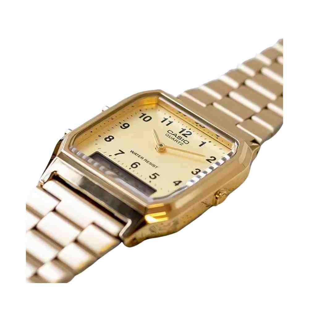Relógio Casio Vintage Dourado Feminino AQ-230GA-9BMQ Dourado 3