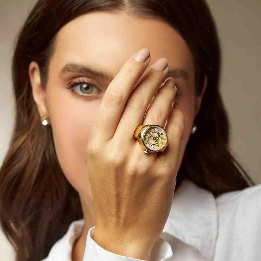 Relógio Anel Euro Dourado Feminino EU2035YUV/4DI  Dourado 4