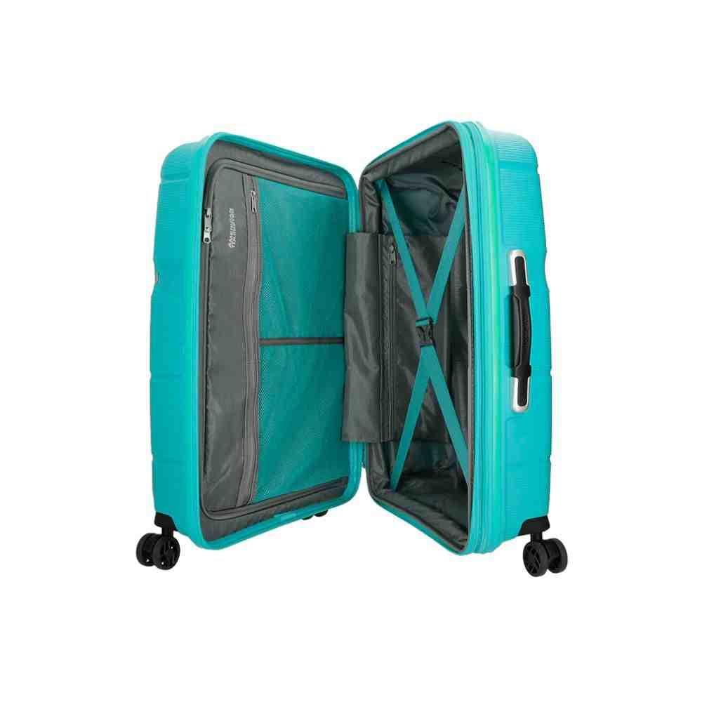 Mala American Tourister Linex M Samsonite Azul 12249876061 Dourado 5