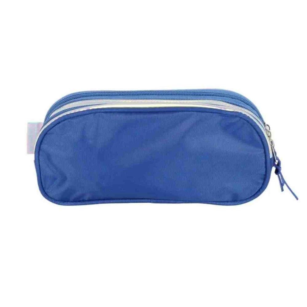 Estojo Luxcel Stitch Holográfico Prata EI41685SC1500UN Prata 2