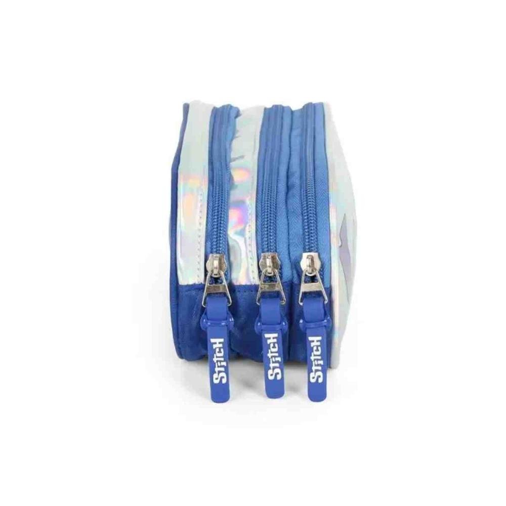 Estojo Luxcel Stitch Holográfico Prata EI41685SC1500UN Prata 3