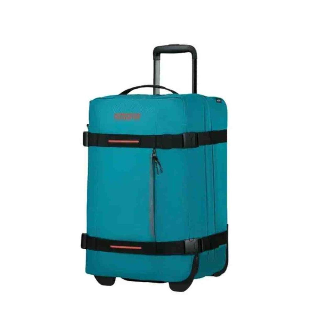 Mala de Bordo American Tourister Urban Track P Samsonite Azul Turquesa  Dourado 2