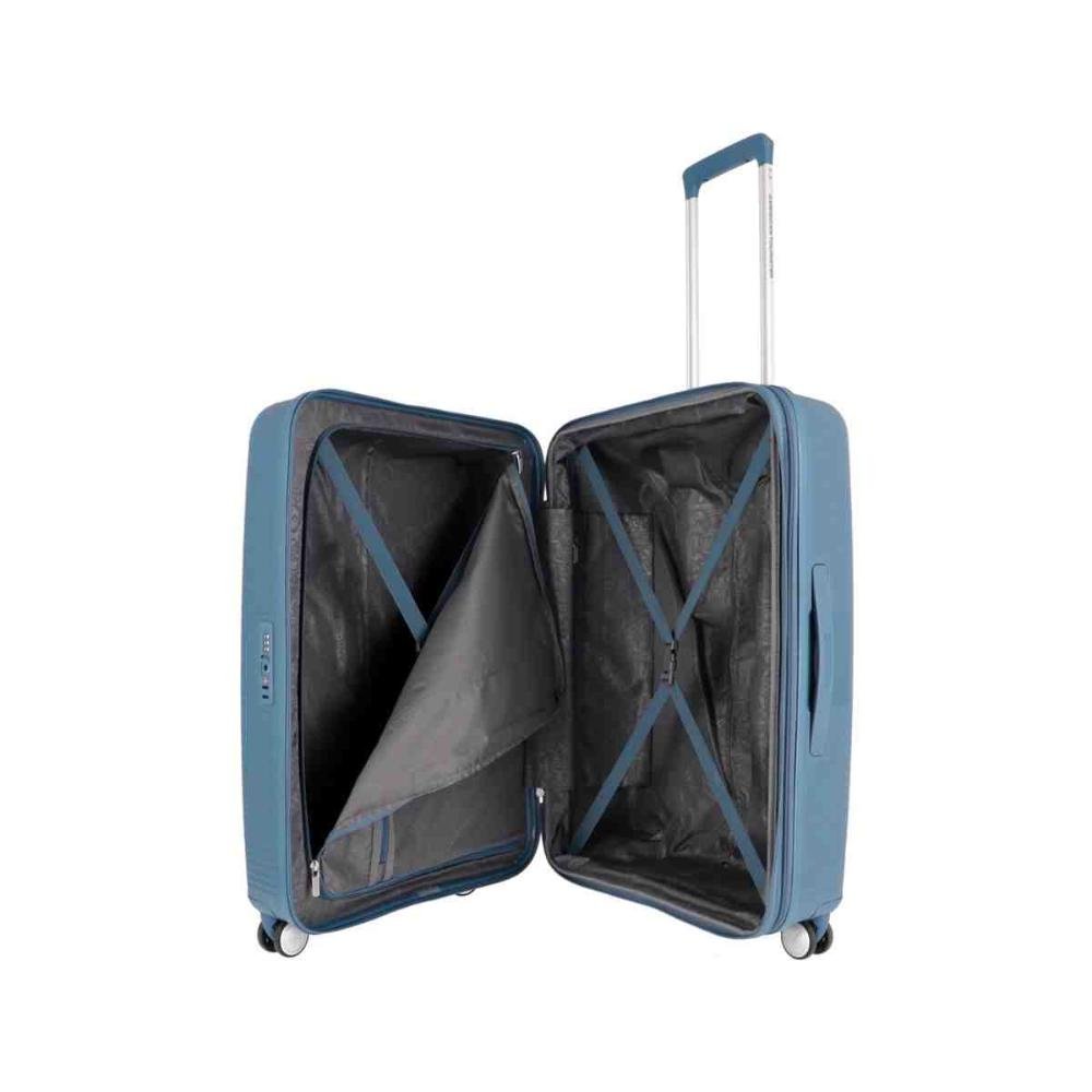 Mala de Viagem Americn Tourist Curio M Azul 86229E6121 U Dourado 4