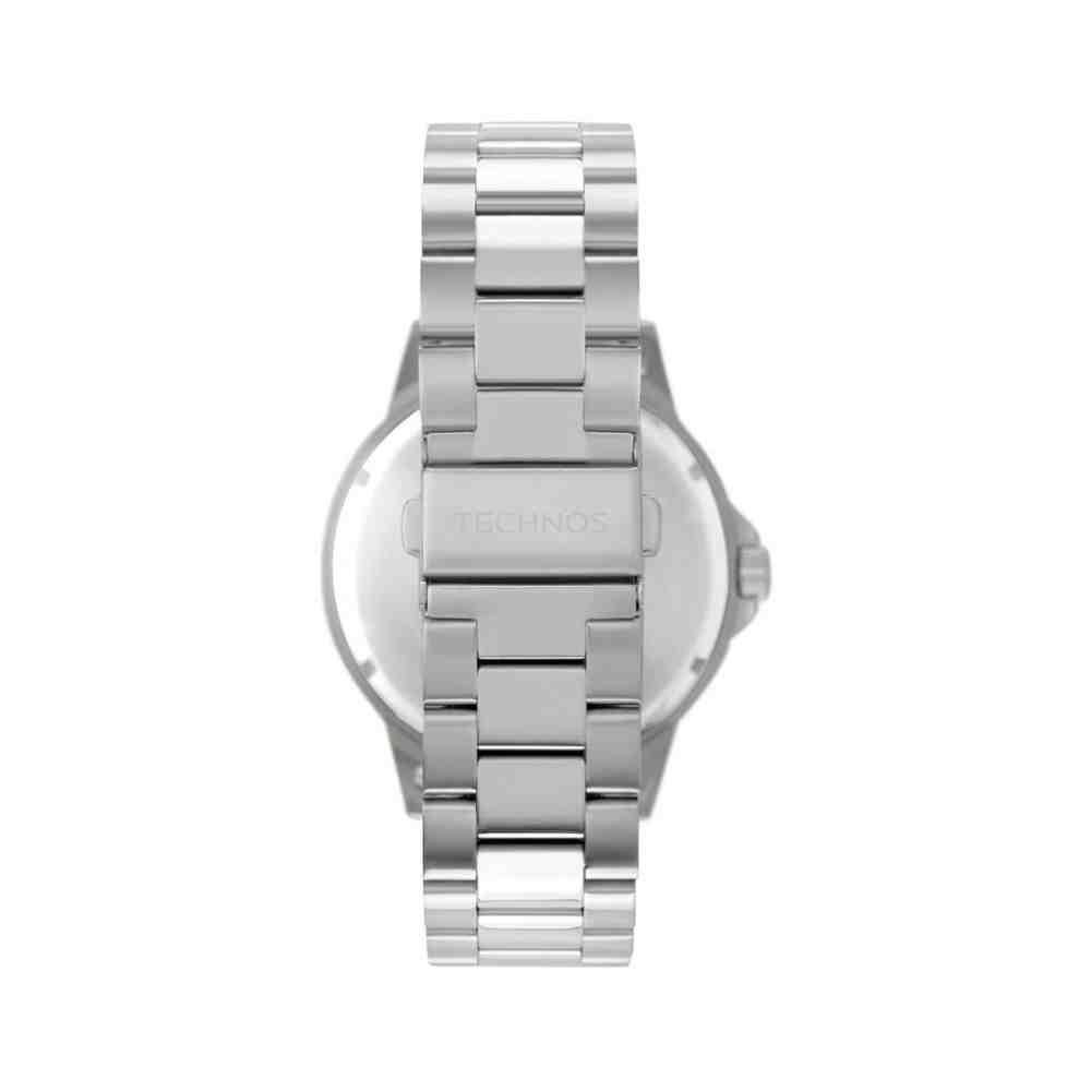 Relógio Prata Masculino Technos Racer 2117LDI/1K Prata 3
