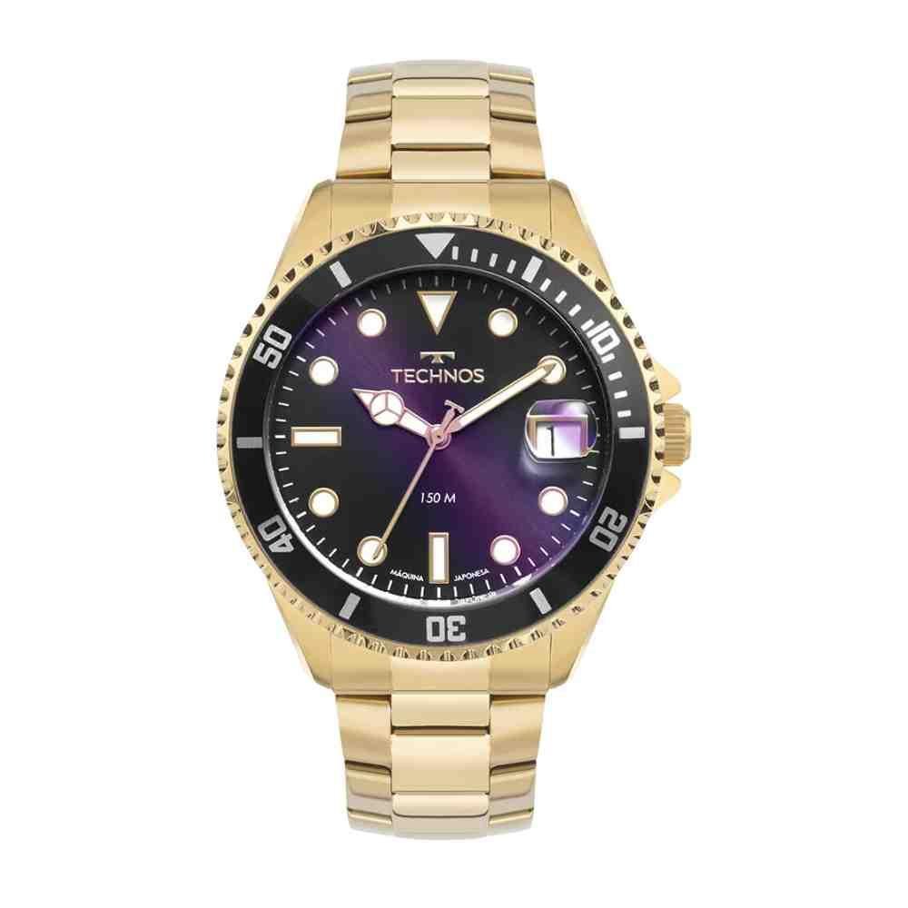 Relógio Technos Acqua Dourado Masculino 2415DW/1P Dourado 2