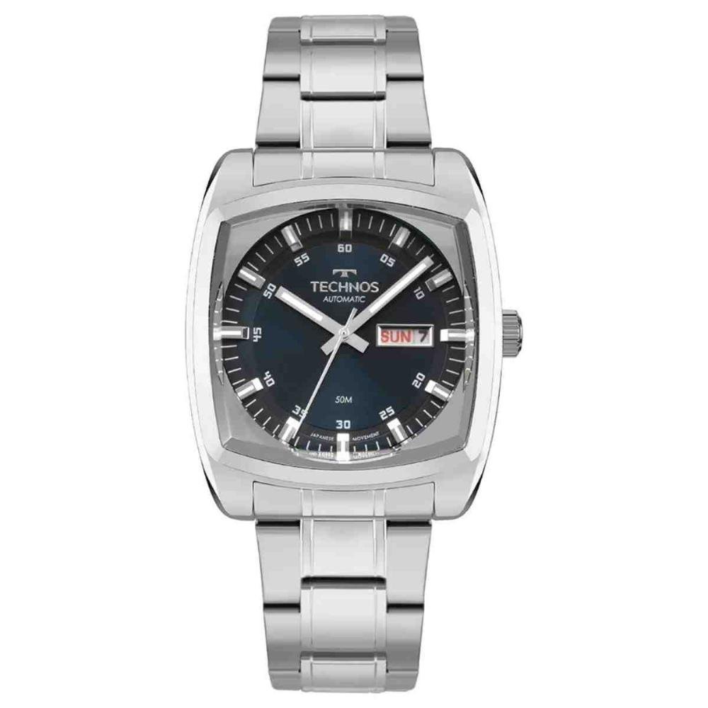 Relógio Technos Automático Prata Masculino 8205OL/1A