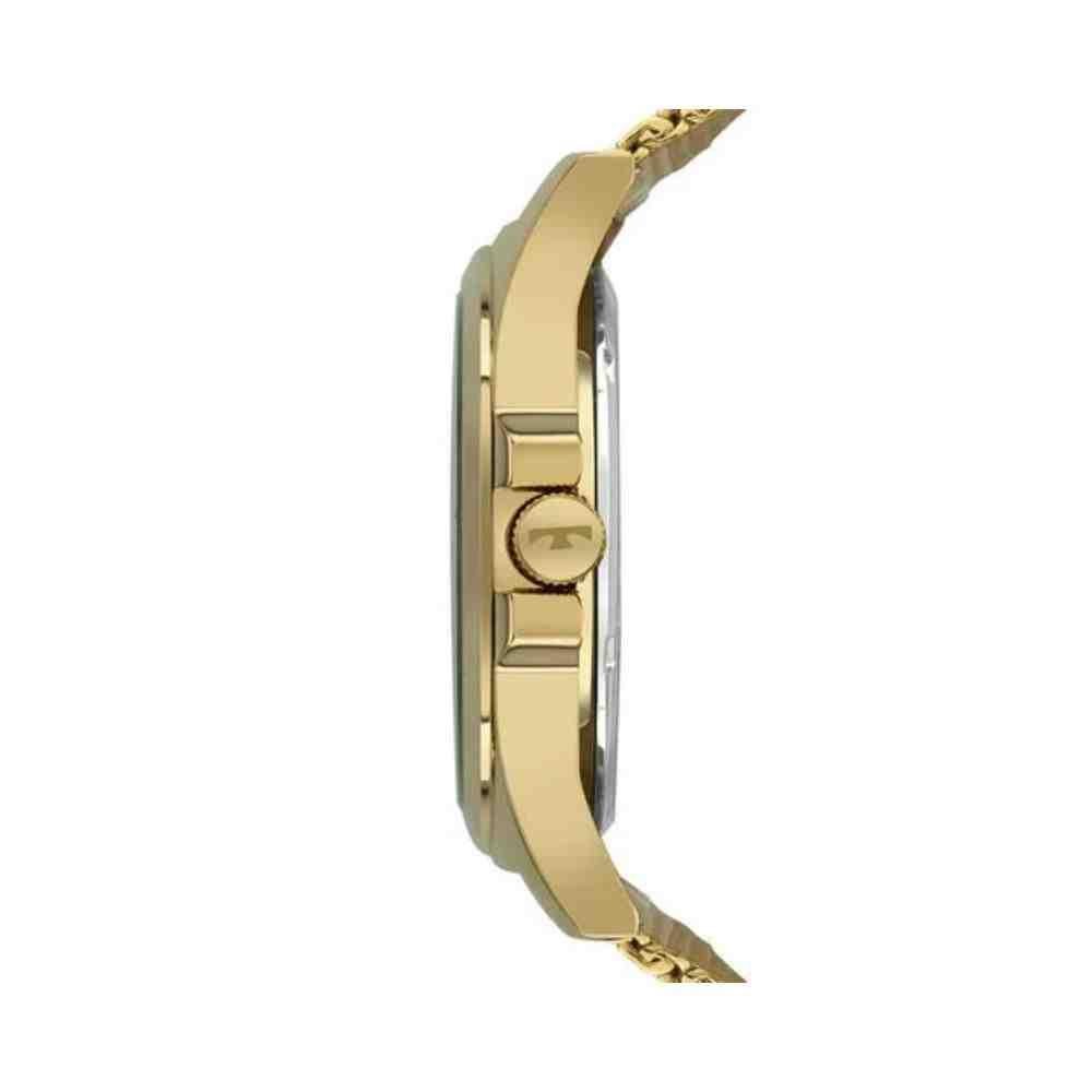 Relógio Dourado Masculino Technos Stell 2115NCZ/1D Marrom 2