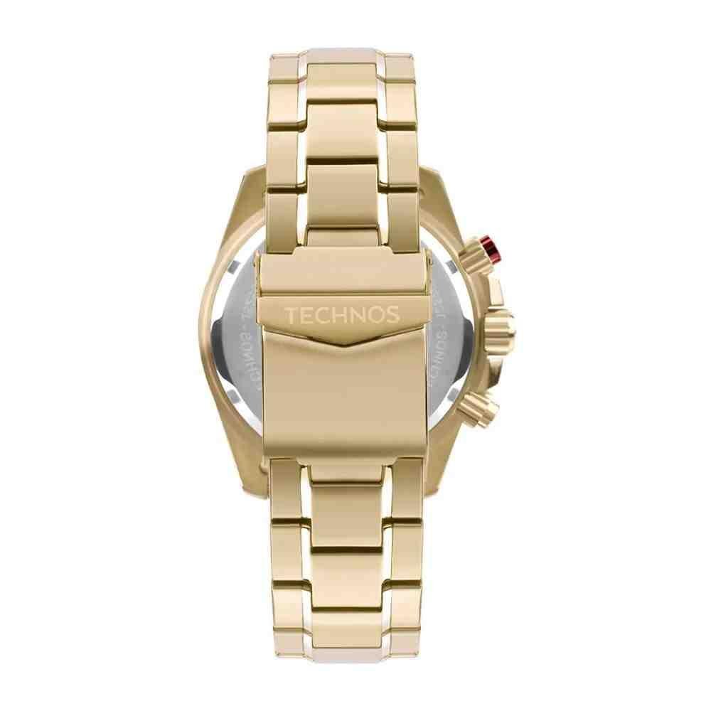 Relógio Technos TS Carbon Dourado Masculino OS1ABL/T1P Marrom 3